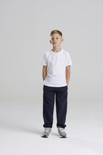 Just Hoods Cuffed Jogpants mit Seitentaschen für Kinder, Heather Grey 5/6 (S), JH072K – Bild 1