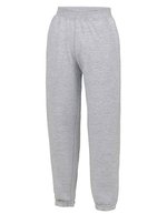 Just Hoods Cuffed Jogpants mit Seitentaschen für Kinder – Heather Grey