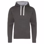Just Hoods Chunky Hoodie with Double-Layer Hood, Oxford Navy XS, JH100 – image 3
