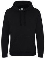 Just Hoods Graduate Heavyweight Hoodie aus Baumwolle, Bottle Green XS, JH101 – Jet Black