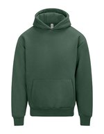 Just Hoods Heavyweight Oversize Hoodie mit Kapuze, Heather Grey S, JH120 – Verde bottiglia