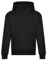 Just Hoods Heavyweight Oversize Hoodie mit Kapuze, Heather Grey S, JH120 – Profondo Nero