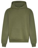 Just Hoods Heavyweight Oversize Hoodie mit Kapuze, Heather Grey S, JH120 – Earthy Verde
