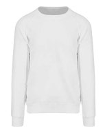Just Hoods Graduate Heavyweight Sweatshirt mit Raglanärmeln, Arctic White XS, JH130 – Bild 2