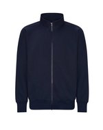 Just Hoods Campus Full Zip Sweatshirt mit Reißverschluss, Charcoal S, JH147 – Bild 3