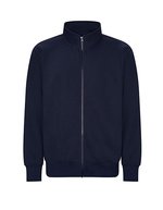 Just Hoods Campus Full Zip Sweatshirt mit Reißverschluss, Charcoal S, JH147 – Nouveau Marine francais