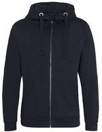 Just Hoods Graduate Heavyweight Zoodie mit Kängurutasche in, Jet Black XL, JH150 – New French Navy