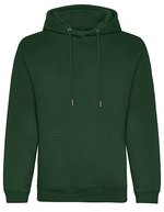 Just Hoods Bio-Baumwoll-Hoodie Sustainable 2022 Kollektion, Arctic White S, JH201 – Verde bottiglia