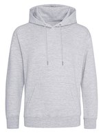 Just Hoods Bio-Baumwoll-Hoodie Sustainable 2022 Kollektion, Arctic White S, JH201 – Melange Grigio