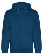 Just Hoods Bio-Baumwoll-Hoodie Sustainable 2022 Kollektion, Arctic White S, JH201 – Inchiostro Blu