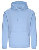Just Hoods Bio-Baumwoll-Hoodie Sustainable 2022 Kollektion, Arctic White S, JH201 – Azzurro cielo