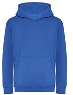 Just Hoods Bio-Baumwoll Hoodie mit Kängurutasche für Kinder, Arctic White 1/2 (XXS), JH201K – Royal Blue