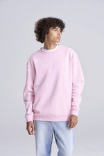 Just Hoods Bio-Baumwoll-Sweatshirt mit Rundhalsausschnitt, Arctic White XS, JH230 – Bild 1
