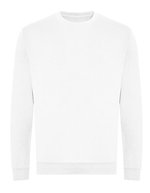 Just Hoods Bio-Baumwoll-Sweatshirt mit Rundhalsausschnitt, Arctic White XS, JH230 – Bild 2