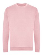 Just Hoods Bio-Baumwoll-Sweatshirt mit Rundhalsausschnitt, Arctic White XS, JH230 – Rose bebe