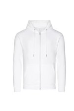 Just Hoods Bio-Zip-Hoodie aus 100% Baumwolle, Arctic White XS, JH250 – Bild 3