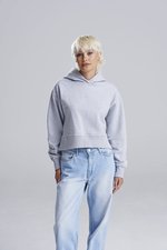 Just Hoods Relaxed Hoodie JH305 für Damen, Deep Black XS, JH305 – Bild 1