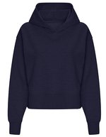Just Hoods Relaxed Hoodie JH305 für Damen, Deep Black XS, JH305 – Nouveau Marine francais