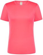 JHK Sport T-Shirt Damen, taillierter Schnitt – Fuchsia Fluor