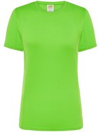 JHK Sport T-Shirt Damen, taillierter Schnitt – Lime Fluor