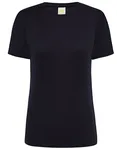 JHK Sport T-Shirt Damen, taillierter Schnitt, Silver L, JHK101 – Navy