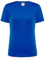 JHK Sport T-Shirt Damen, taillierter Schnitt, Black M, JHK101 – Royal Blue