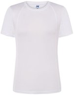 JHK Sport T-Shirt Damen, taillierter Schnitt, Black M, JHK101 – White