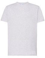 JHK Regular T-Shirt aus 100% Baumwolle – Ash Melange