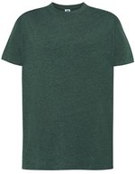 JHK Regular T-Shirt aus 100% Baumwolle, White XS, JHK150 – Bottle Green Heather