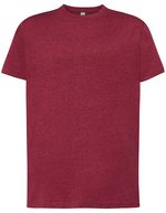 JHK Regular T-Shirt aus 100% Baumwolle, White XS, JHK150 – Burgundy Heather