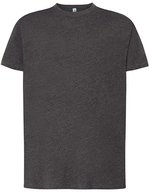 JHK Regular T-Shirt aus 100% Baumwolle, White XS, JHK150 – Charcoal Heather