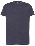JHK Regular T-Shirt aus 100% Baumwolle, White XS, JHK150 – Denim Heather