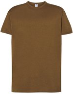 JHK Regular T-Shirt aus 100% Baumwolle, White XS, JHK150 – Khaki