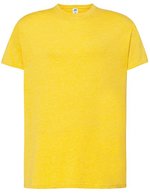 JHK Regular T-Shirt aus 100% Baumwolle, White XS, JHK150 – Mustard Heather
