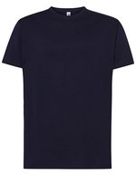 JHK Regular T-Shirt aus 100% Baumwolle, White XS, JHK150 – Navy