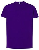 JHK Regular T-Shirt aus 100% Baumwolle, White XS, JHK150 – Purple