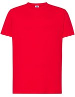 JHK Regular T-Shirt aus 100% Baumwolle, White XS, JHK150 – Red