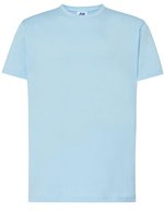 JHK Regular T-Shirt aus 100% Baumwolle, White XS, JHK150 – Sky