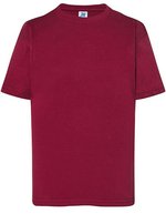 JHK T-Shirt aus Baumwolle, Oeko-Tex für Kinder, Lime Stone 12/14, JHK150K – Bordeaux