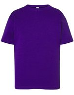 JHK T-Shirt aus Baumwolle, Oeko-Tex für Kinder, Lime Stone 12/14, JHK150K – Violet