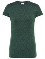 JHK Ladies´ Regular Comfort T-Shirt Azalea S (JHK152) – Bottle Green Heather