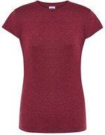 JHK Ladies´ Regular Comfort T-Shirt White S (JHK152), JHK152 – Burgundy Heather