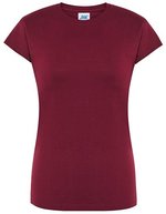 JHK Ladies´ Regular Comfort T-Shirt White S (JHK152), JHK152 – Burgundy