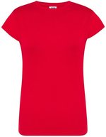 JHK Ladies´ Regular Comfort T-Shirt White S (JHK152), JHK152 – Red