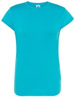 JHK Ladies´ Regular Comfort T-Shirt White S (JHK152), JHK152 – Turquoise