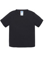JHK Baby T-Shirt mit Knöpfen, Baumwolle – Black