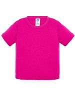 JHK Baby T-Shirt mit Knöpfen, Baumwolle – Fuchsia