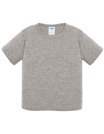 JHK Baby T-Shirt mit Knöpfen, Baumwolle – Grey Melange