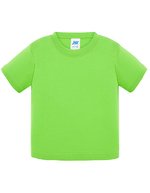 JHK Baby T-Shirt mit Knöpfen, Baumwolle, Black 0 Jahre, JHK153K – Citron vert