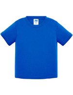 JHK Baby T-Shirt mit Knöpfen, Baumwolle, Black 0 Jahre, JHK153K – Bleu royal
